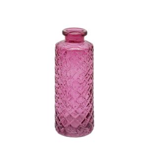 Magenta Diamond Cut Diffuser Bottle