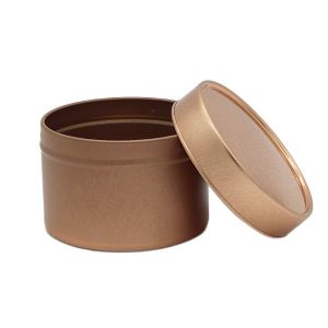 Seamless 100ml Rose Gold Tin with Solid Lid