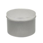 Seamless 250ml Silver Tin with Solid Lid