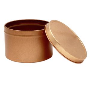 Seamless 250ml Rose Gold Tin with Solid Lid
